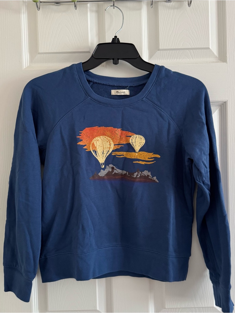 Madewell cropped graphic sweatshirt